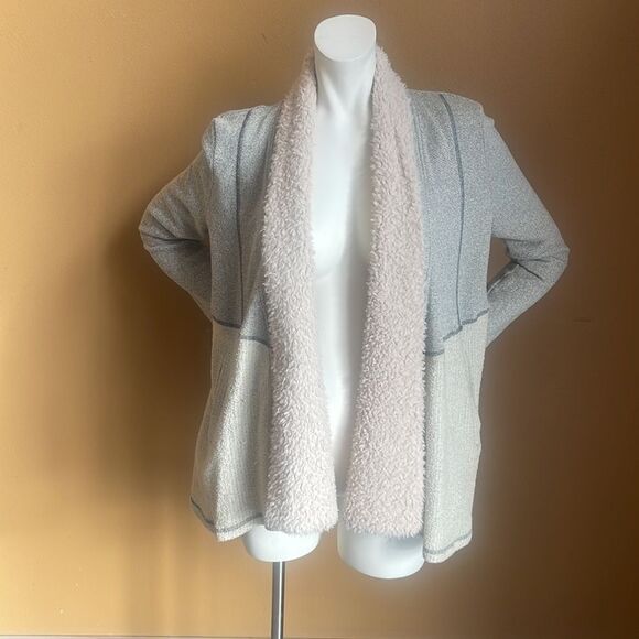 🌻 Jack French Terry Wrap Cardigan Size M - Picture 2 of 9